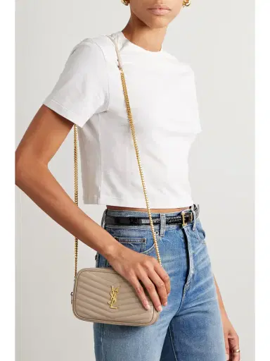 Saint Laurent Loulou Mini Matelassé Leather Shoulder Bag | Thumbnail 2 Saint Laurent Loulou Mini Matelassé Leather Shoulder Bag | Thumbnail 2