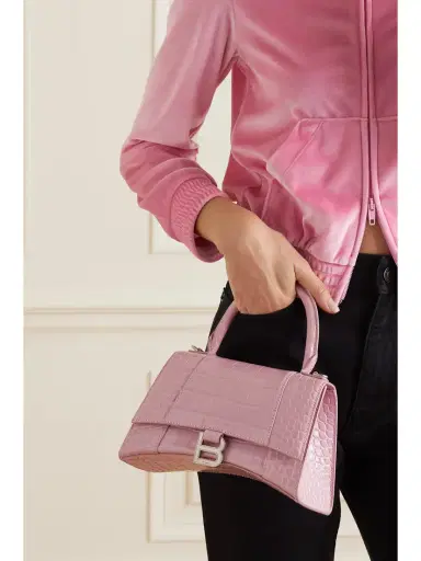 Balenciaga Hourglass Small Croc-effect Leather Tote | Thumbnail 2 Balenciaga Hourglass Small Croc-effect Leather Tote | Thumbnail 2