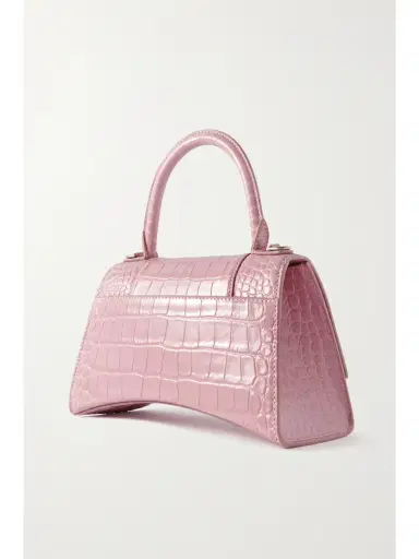 Balenciaga Hourglass Small Croc-effect Leather Tote | Thumbnail 3 Balenciaga Hourglass Small Croc-effect Leather Tote | Thumbnail 3