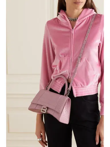 Balenciaga Hourglass Small Croc-effect Leather Tote | Thumbnail 6 Balenciaga Hourglass Small Croc-effect Leather Tote | Thumbnail 6