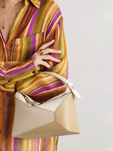 Loewe Puzzle Edge Small Color-block Textured-leather Shoulder Bag | Thumbnail 2 Loewe Puzzle Edge Small Color-block Textured-leather Shoulder Bag | Thumbnail 2