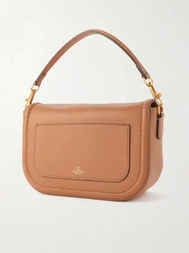 Valentino Garavani Locò Embellished Textured-leather Shoulder Bag | Thumbnail 3 Valentino Garavani Locò Embellished Textured-leather Shoulder Bag | Thumbnail 3