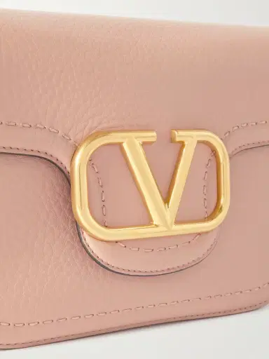 Valentino Garavani Locò Embellished Textured-leather Shoulder Bag | Thumbnail 4 Valentino Garavani Locò Embellished Textured-leather Shoulder Bag | Thumbnail 4