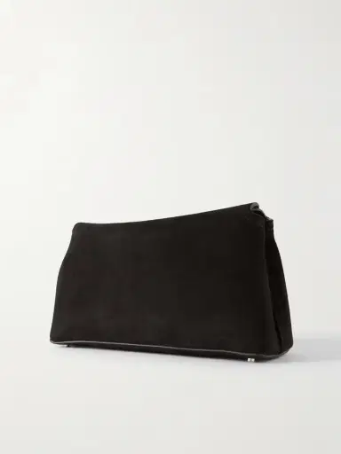 TOTEME T-lock Suede Clutch | Thumbnail 3 TOTEME T-lock Suede Clutch | Thumbnail 3