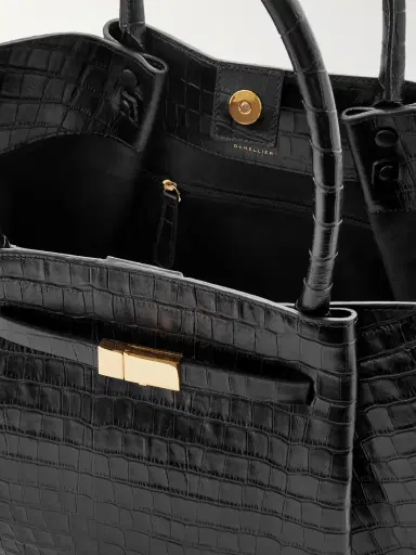 DeMellier + Net Sustain New York Croc-effect Leather Tote | Thumbnail 5 DeMellier + Net Sustain New York Croc-effect Leather Tote | Thumbnail 5