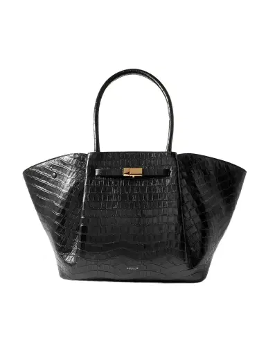 DeMellier + Net Sustain New York Croc-effect Leather Tote | Thumbnail 1 DeMellier + Net Sustain New York Croc-effect Leather Tote | Thumbnail 1