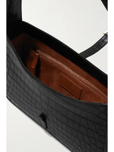 Saint Laurent Le 5 À 7 Croc-effect Leather Shoulder Bag | Thumbnail 5 Saint Laurent Le 5 À 7 Croc-effect Leather Shoulder Bag | Thumbnail 5