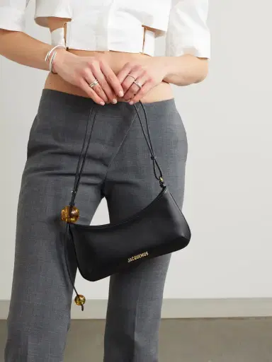 Jacquemus The Bisou Perle Embellished Leather Shoulder Bag | Thumbnail 2 Jacquemus The Bisou Perle Embellished Leather Shoulder Bag | Thumbnail 2