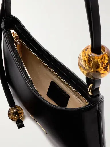 Jacquemus The Bisou Perle Embellished Leather Shoulder Bag | Thumbnail 5 Jacquemus The Bisou Perle Embellished Leather Shoulder Bag | Thumbnail 5