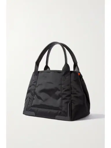 Balenciaga Navy Cabas Leather-trimmed Printed Recycled-nylon Tote | Thumbnail 3 Balenciaga Navy Cabas Leather-trimmed Printed Recycled-nylon Tote | Thumbnail 3