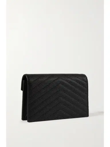 Saint Laurent Cassandre Matelassé Textured-leather Chain Wallet | Thumbnail 3 Saint Laurent Cassandre Matelassé Textured-leather Chain Wallet | Thumbnail 3