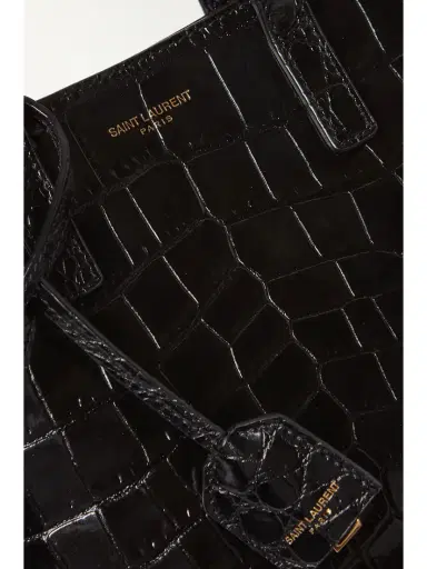 Saint Laurent Toy Mini Croc-effect Leather Tote | Thumbnail 4 Saint Laurent Toy Mini Croc-effect Leather Tote | Thumbnail 4
