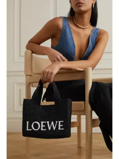 Loewe + Paula's Ibiza Embroidered Raffia Tote | Thumbnail 2 Loewe + Paula's Ibiza Embroidered Raffia Tote | Thumbnail 2