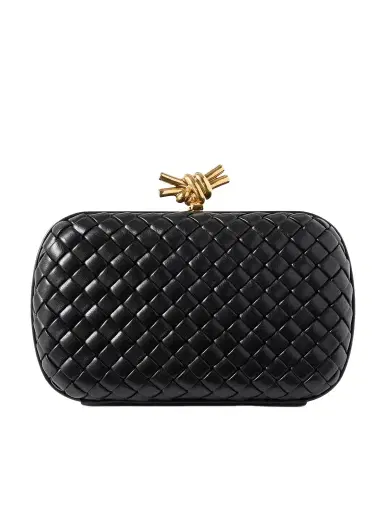 Bottega Veneta Knot Padded Intrecciato Leather Clutch | Thumbnail 1 Bottega Veneta Knot Padded Intrecciato Leather Clutch | Thumbnail 1