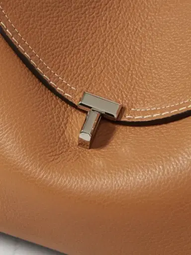 TOTEME T-lock Textured-leather Shoulder Bag | Thumbnail 4 TOTEME T-lock Textured-leather Shoulder Bag | Thumbnail 4