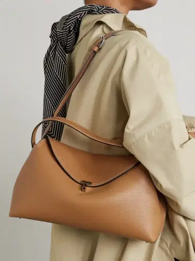 TOTEME T-lock Textured-leather Shoulder Bag | Thumbnail 6 TOTEME T-lock Textured-leather Shoulder Bag | Thumbnail 6