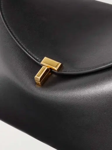 TOTEME T-lock Leather Shoulder Bag | Thumbnail 4 TOTEME T-lock Leather Shoulder Bag | Thumbnail 4