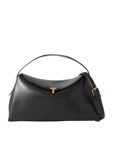 TOTEME T-lock Leather Shoulder Bag | Thumbnail 1 TOTEME T-lock Leather Shoulder Bag | Thumbnail 1