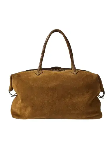Métier Weekend Xl Leather-trimmed Suede Tote | Thumbnail 1 Métier Weekend Xl Leather-trimmed Suede Tote | Thumbnail 1