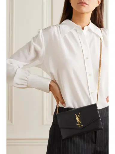 Saint Laurent Uptown Textured-leather Shoulder Bag | Thumbnail 2 Saint Laurent Uptown Textured-leather Shoulder Bag | Thumbnail 2