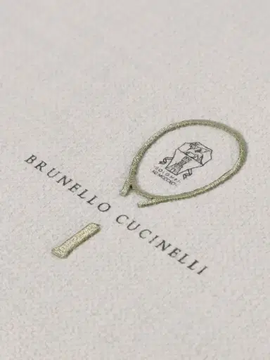 Brunello Cucinelli Embroidered Leather-trimmed Cotton And Linen-blend Tweed Pouch | Thumbnail 4 Brunello Cucinelli Embroidered Leather-trimmed Cotton And Linen-blend Tweed Pouch | Thumbnail 4