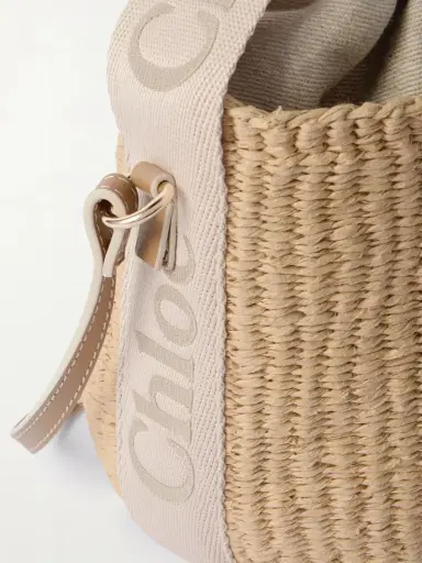 Chloé Woody Small Leather-trimmed Raffia Basket Bag | Thumbnail 4 Chloé Woody Small Leather-trimmed Raffia Basket Bag | Thumbnail 4