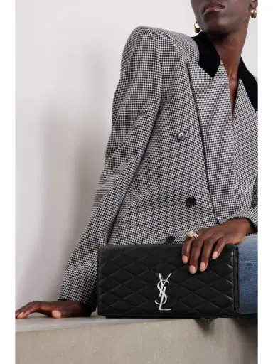 Saint Laurent Kate Quilted Leather Clutch | Thumbnail 2 Saint Laurent Kate Quilted Leather Clutch | Thumbnail 2