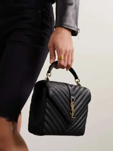 Saint Laurent College Medium Matelassé Leather Shoulder Bag | Thumbnail 2 Saint Laurent College Medium Matelassé Leather Shoulder Bag | Thumbnail 2