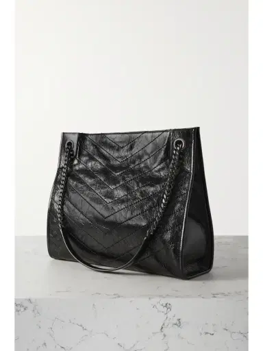 Saint Laurent Niki Medium Quilted Crinkled-leather Tote | Thumbnail 3 Saint Laurent Niki Medium Quilted Crinkled-leather Tote | Thumbnail 3