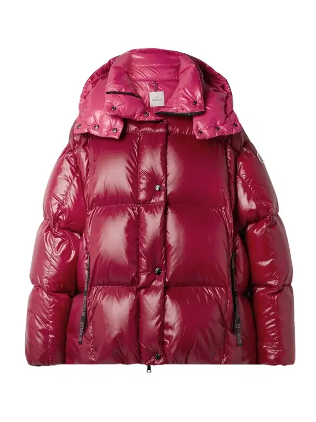 Parana Hooded Quilted Padded Shell Down Jacket - Burgundy Parana Hooded Quilted Padded Shell Down Jacket - Burgundy