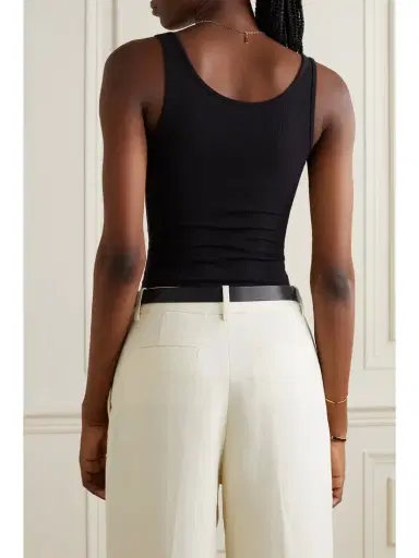 James Perse The Daily Ribbed Stretch-cotton Tank | Thumbnail 3 James Perse The Daily Ribbed Stretch-cotton Tank | Thumbnail 3