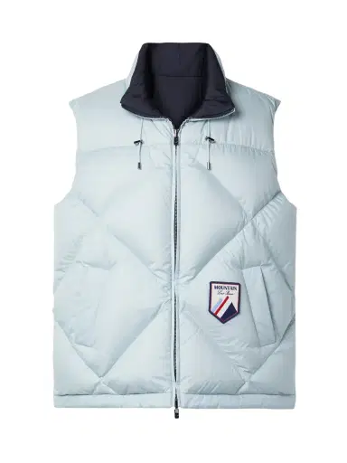 Loro Piana Silas Reversible Hooded Quilted Shell Down Gilet | Thumbnail 1 Loro Piana Silas Reversible Hooded Quilted Shell Down Gilet | Thumbnail 1