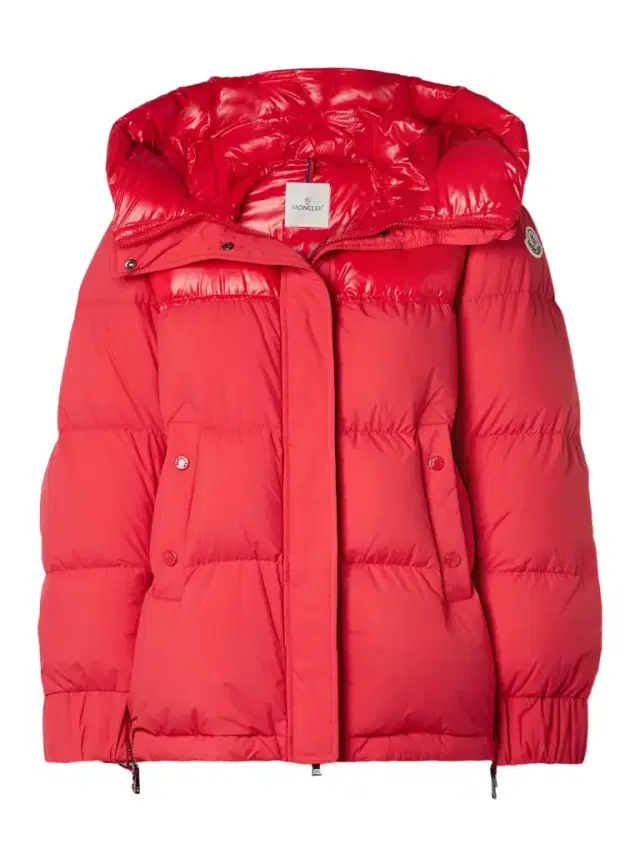 Etival Hooded Quilted Shell Down Jacket - Red Etival Hooded Quilted Shell Down Jacket - Red