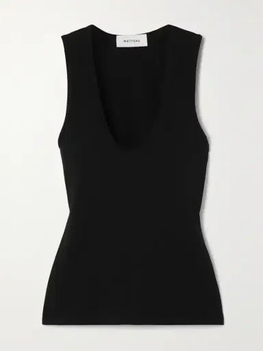Matteau + Net Sustain Organic Cotton-blend Jersey Tank | Thumbnail 2 Matteau + Net Sustain Organic Cotton-blend Jersey Tank | Thumbnail 2