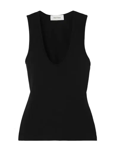 Matteau + Net Sustain Organic Cotton-blend Jersey Tank | Thumbnail 1 Matteau + Net Sustain Organic Cotton-blend Jersey Tank | Thumbnail 1