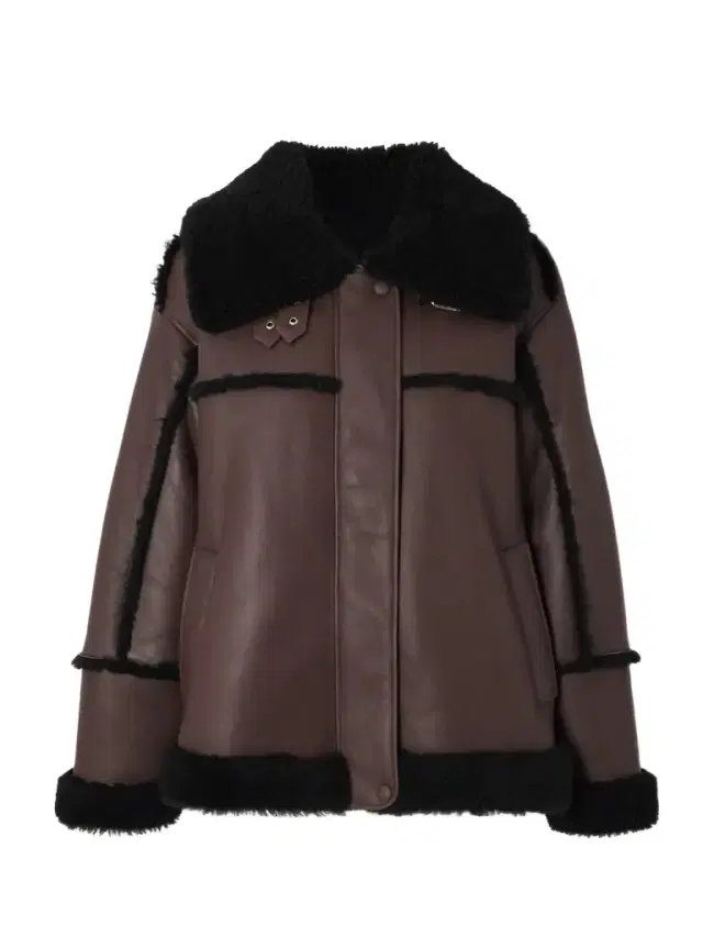 Shearling Coat - Brown Shearling Coat - Brown