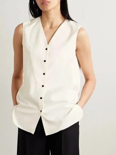 Loro Piana Silk Vest | Thumbnail 4 Loro Piana Silk Vest | Thumbnail 4