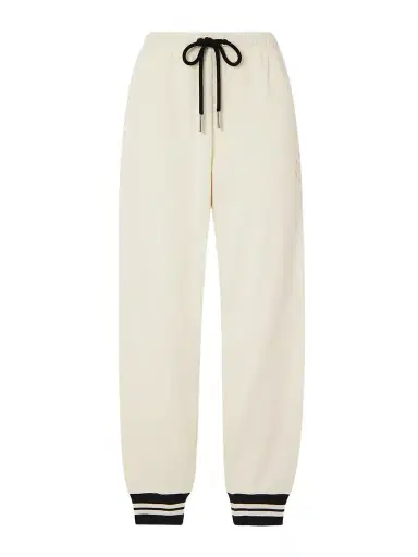 Moncler Striped Tapered Cotton-blend Jersey Track Pants | Thumbnail 1 Moncler Striped Tapered Cotton-blend Jersey Track Pants | Thumbnail 1