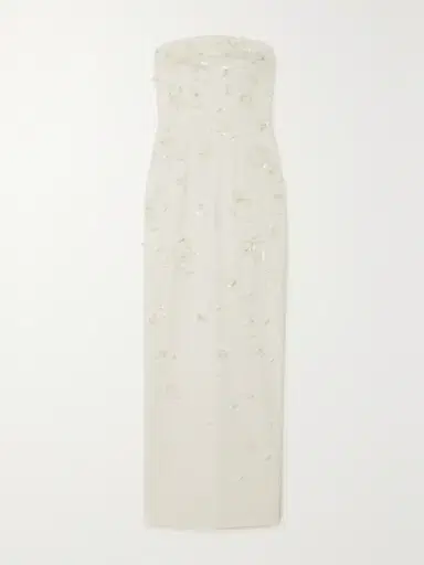 Clio Peppiatt Strapless Embellished Stretch-crepe Gown | Thumbnail 2 Clio Peppiatt Strapless Embellished Stretch-crepe Gown | Thumbnail 2