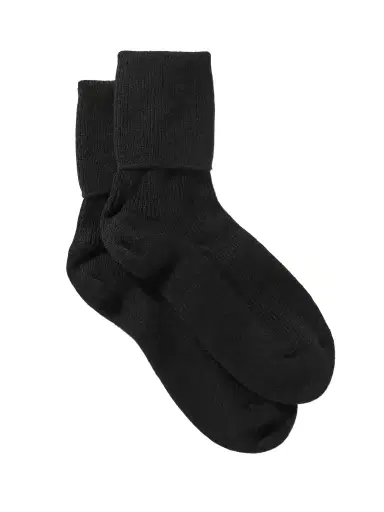 Johnstons of Elgin Ribbed Cashmere-blend Socks | Thumbnail 1 Johnstons of Elgin Ribbed Cashmere-blend Socks | Thumbnail 1