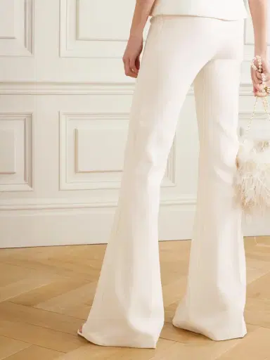 Safiyaa Halluana Stretch-crepe Flared Pants | Thumbnail 3 Safiyaa Halluana Stretch-crepe Flared Pants | Thumbnail 3