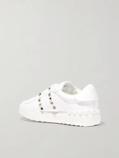 Valentino Garavani Rockstud Untitled Leather Sneakers | Thumbnail 3 Valentino Garavani Rockstud Untitled Leather Sneakers | Thumbnail 3