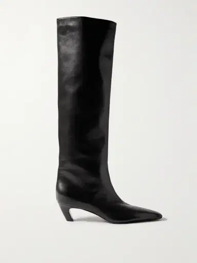 Khaite Davis Leather Knee Boots | Thumbnail 2 Khaite Davis Leather Knee Boots | Thumbnail 2