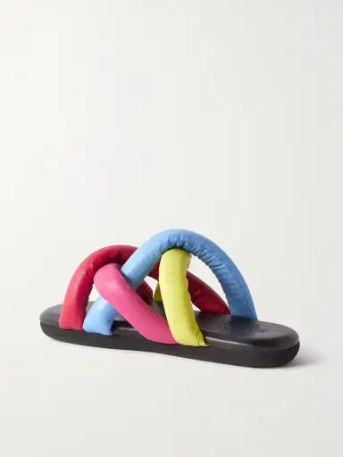 Moncler Genius + Jw Anderson Jbraided Leather Slides | Thumbnail 3 Moncler Genius + Jw Anderson Jbraided Leather Slides | Thumbnail 3