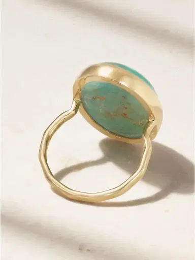 Melissa Joy Manning Kingman 14-karat Recycled Gold Turquoise Ring | Thumbnail 4 Melissa Joy Manning Kingman 14-karat Recycled Gold Turquoise Ring | Thumbnail 4