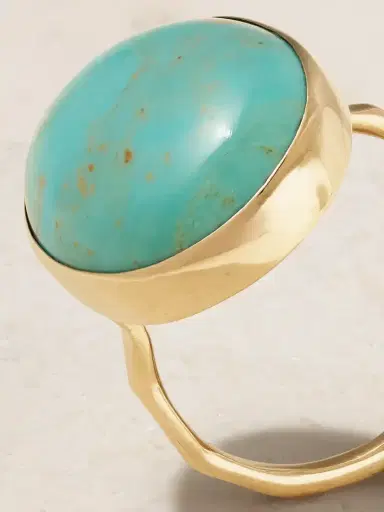 Melissa Joy Manning Kingman 14-karat Recycled Gold Turquoise Ring | Thumbnail 5 Melissa Joy Manning Kingman 14-karat Recycled Gold Turquoise Ring | Thumbnail 5