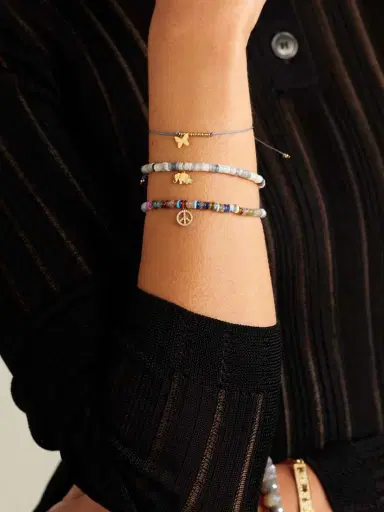 Sydney Evan Elephant Family 14-karat Gold, Enamel, Opal And Diamond Bracelet | Thumbnail 4 Sydney Evan Elephant Family 14-karat Gold, Enamel, Opal And Diamond Bracelet | Thumbnail 4