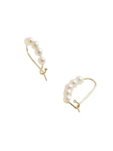 Mizuki 14-karat Gold Pearl Earrings | Thumbnail 1 Mizuki 14-karat Gold Pearl Earrings | Thumbnail 1