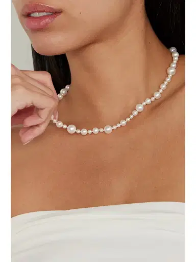 Mizuki 14-karat Gold Pearl Necklace | Thumbnail 2 Mizuki 14-karat Gold Pearl Necklace | Thumbnail 2