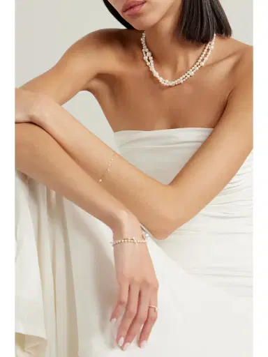 Mizuki 14-karat Gold Pearl Necklace | Thumbnail 5 Mizuki 14-karat Gold Pearl Necklace | Thumbnail 5